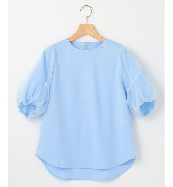 組曲「【人気につき新色追加！】チュールスリーブ カットソー」|Tシャツ・カットソー|