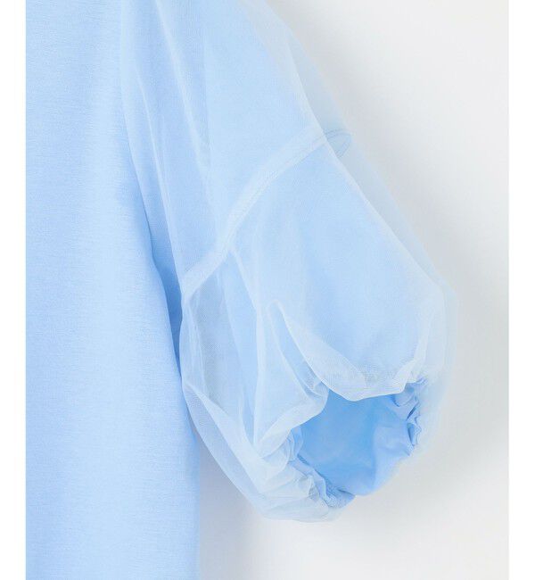 組曲「【人気につき新色追加！】チュールスリーブ カットソー」|Tシャツ・カットソー|