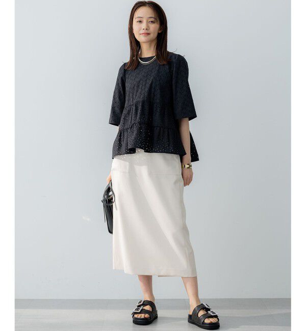 組曲「【WEB限定】オシャクロスタイト スカート」|スカート|