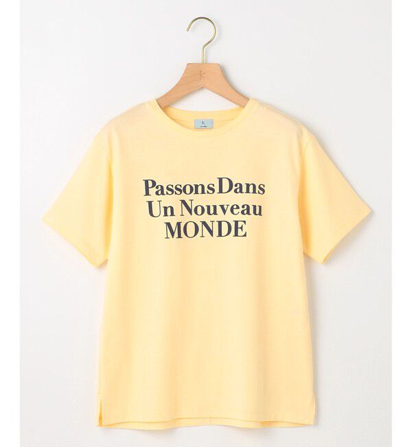 組曲「【綿100％】フロッキープリント Ｔシャツ」|Tシャツ・カットソー|