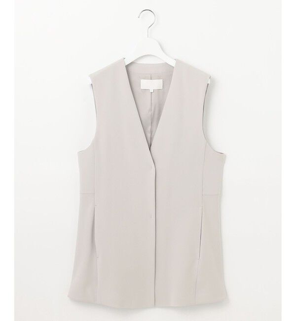 自由区「【セットアップ対応・洗える】トリアセダブルクロス ジレ」|ベスト・ジレ|