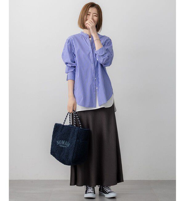 23区「【新色追加/洗える】コットンベアジャージー ノースリーブ Tシャツ」|Tシャツ・カットソー|