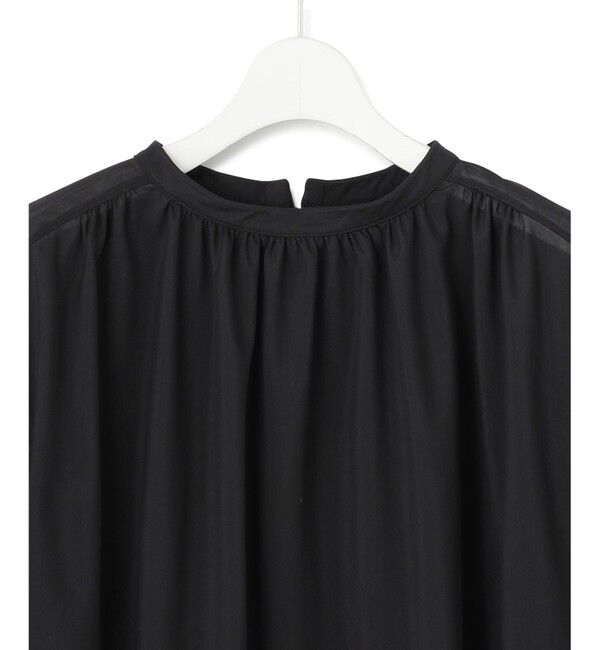 23区「【新色追加/洗える】クリアトリコットジャージー ギャザーデザイン カットソー」|Tシャツ・カットソー|