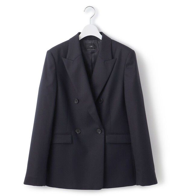 23区「【セットアップ対応】TWサキソニー ダブル ジャケット」|テーラードジャケット|