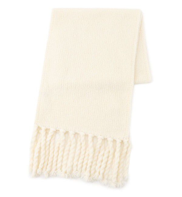 23区「【見上愛さん着用/STORY掲載】ブラッシュドエアーウール ニット マフラー」|その他|