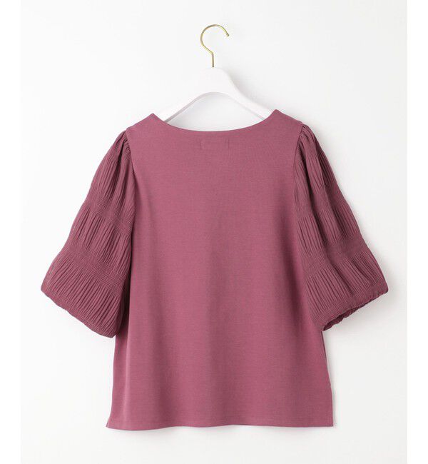 ANY SIS「【洗える】マジョリカスリーブ プルオーバー」|Tシャツ・カットソー|