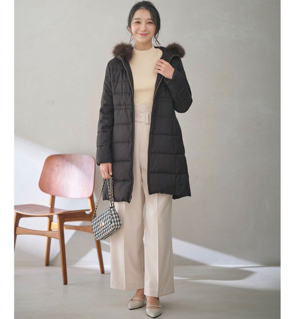 ANY SIS「【洗える】リブインナー ニット」|ニット・セーター|