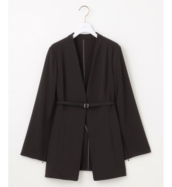 any SiS「【洗える】セレモニースリットスリーブ ジャケット」|ノーカラージャケット|