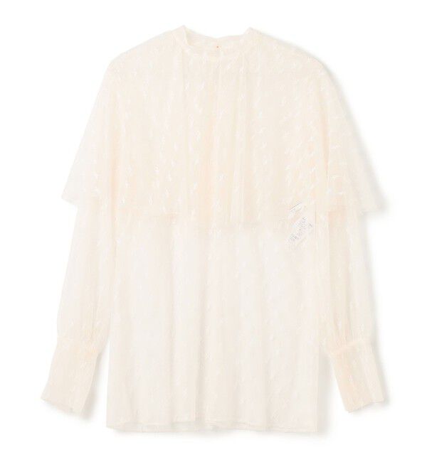BEIGE,「【洗える・Oggi 11月号掲載】CLOVIS / ケープデザイン総レースブラウス」|シャツ・ブラウス|