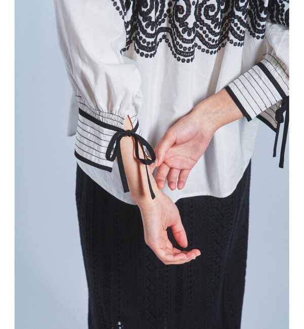  「ステッチギャザートップ」|シャツ・ブラウス|