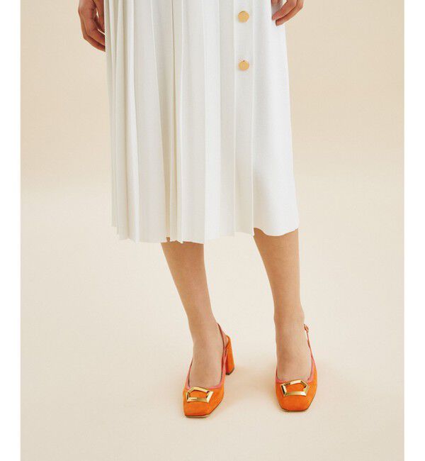 GRACE CONTINENTAL「Rupert Sanderson バックルミュール」|サンダル|