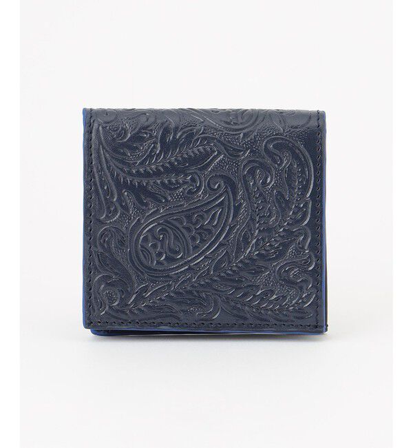 Carving Tribes「Leather Wallet」|財布|ネイビー