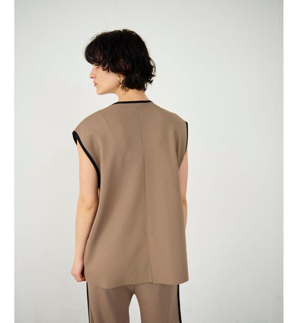 Diagram「バイカラーニットベスト」|ベスト・ジレ|