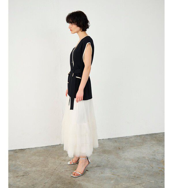 Diagram「バイカラーニットベスト」|ベスト・ジレ|