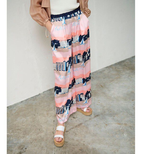 Grace Class「マリンプリントイージーパンツ」|その他|