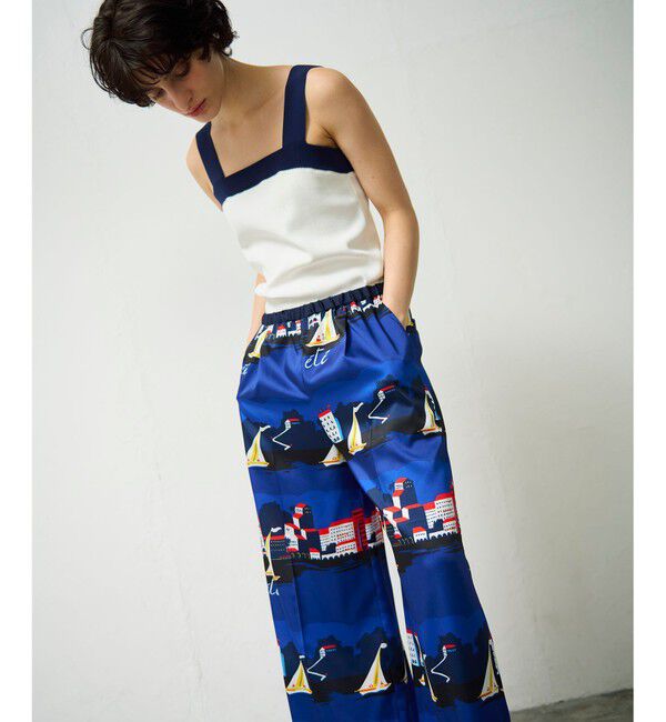 Grace Class「マリンプリントイージーパンツ」|その他|