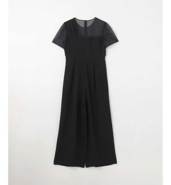 GRACE CONTINENTAL「ドレープリボンサロペット」|オールインワン|