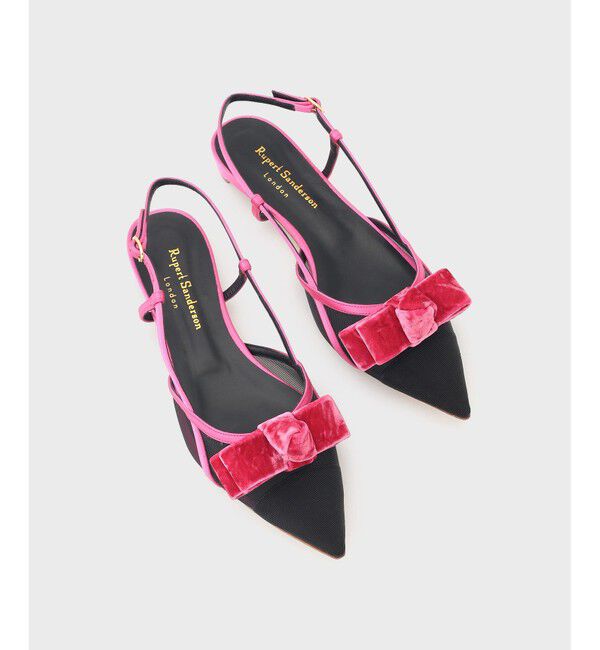 GRACE CONTINENTAL「Rupert Sanderson メッシュサンダル」|サンダル|ピンク