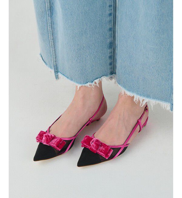 GRACE CONTINENTAL「Rupert Sanderson メッシュサンダル」|サンダル|