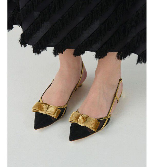 GRACE CONTINENTAL「Rupert Sanderson メッシュサンダル」|サンダル|