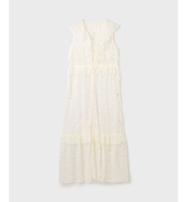 GRACE CONTINENTAL「フリルカラーレースワンピース」|ワンピース|