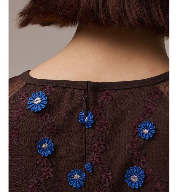 Diagram「バイカラーレースワンピース」|ワンピース|