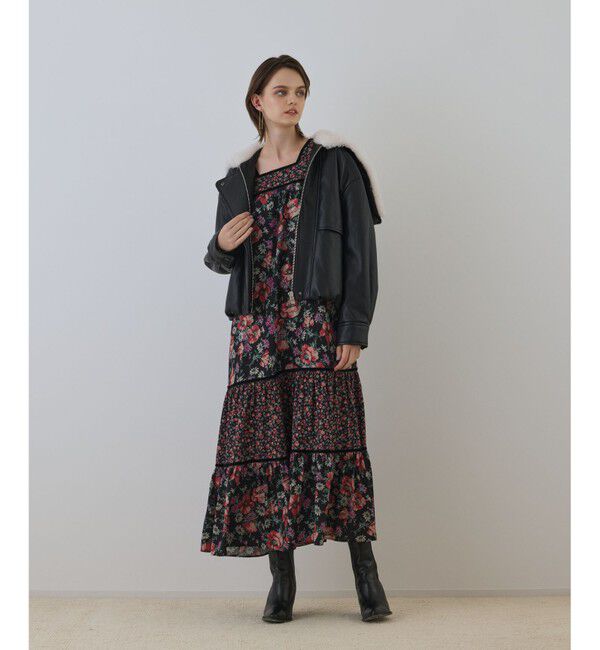 GRACE CONTINENTAL「フェイクレザーボンバージャケット」|その他|