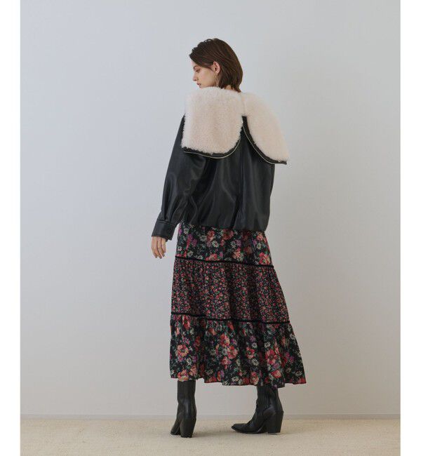 GRACE CONTINENTAL「フェイクレザーボンバージャケット」|その他|