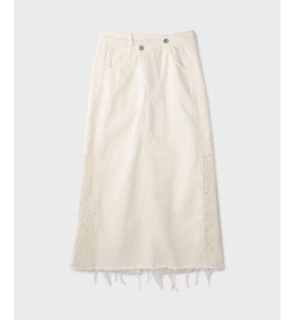 Grace Class「サイドレースデニムスカート」|スカート|