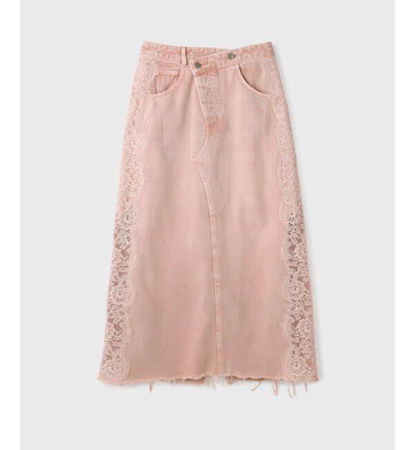 Grace Class「サイドレースデニムスカート」|スカート|