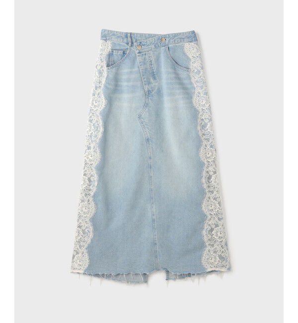 Grace Class「サイドレースデニムスカート」|スカート|
