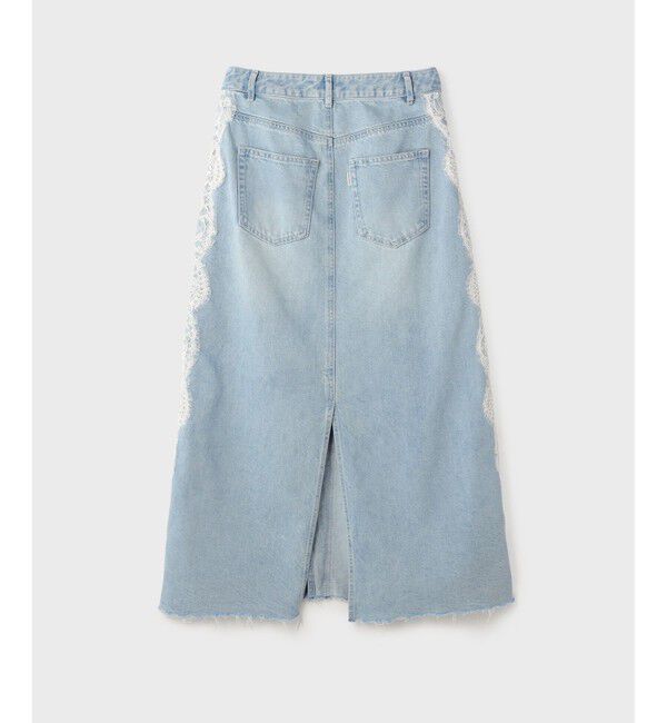 Grace Class「サイドレースデニムスカート」|スカート|