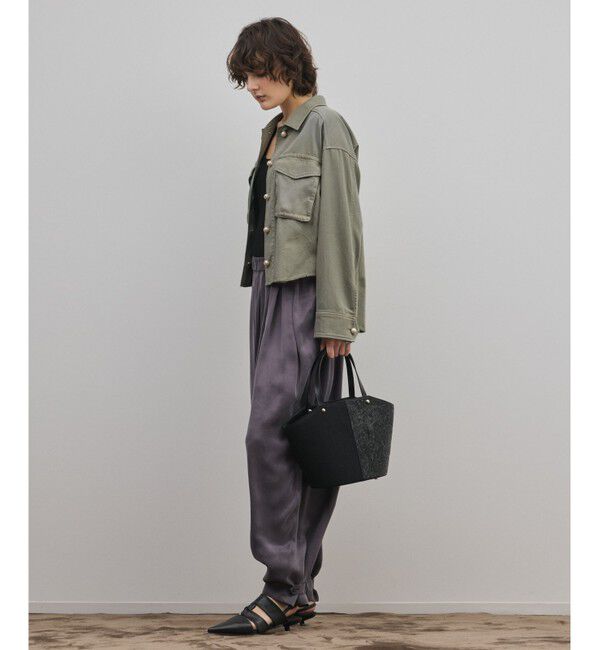 Carving Tribes「BucketHandleBag」|ハンドバッグ|ブラック