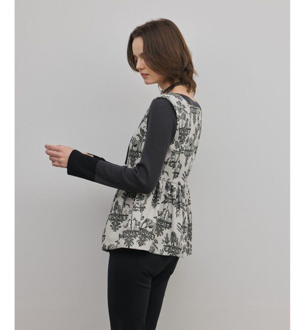 Diagram「アニマルジャガードペプラムベスト」|ベスト・ジレ|