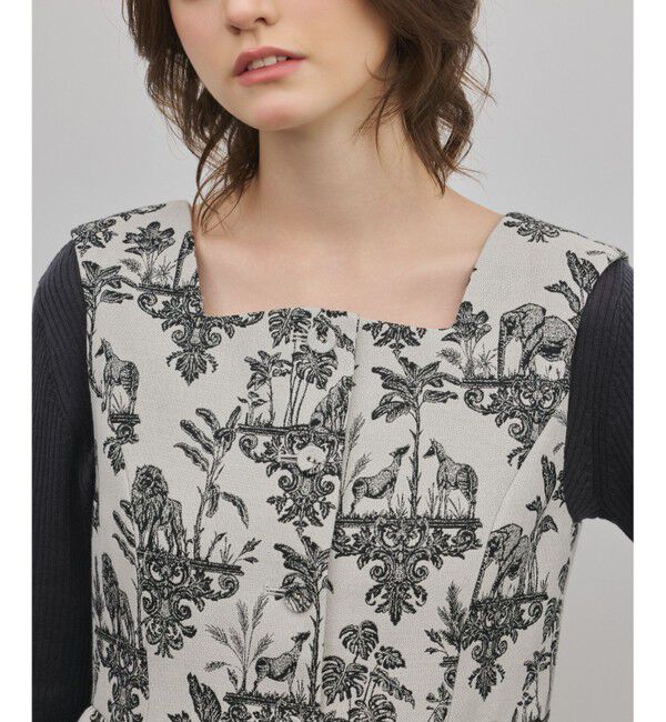 Diagram「アニマルジャガードペプラムベスト」|ベスト・ジレ|