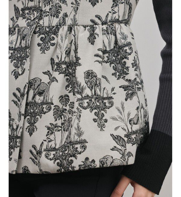 Diagram「アニマルジャガードペプラムベスト」|ベスト・ジレ|