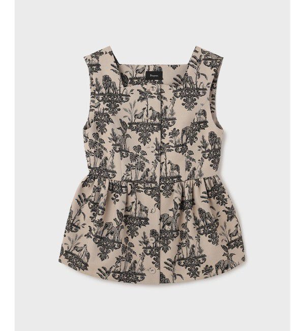 Diagram「アニマルジャガードペプラムベスト」|ベスト・ジレ|