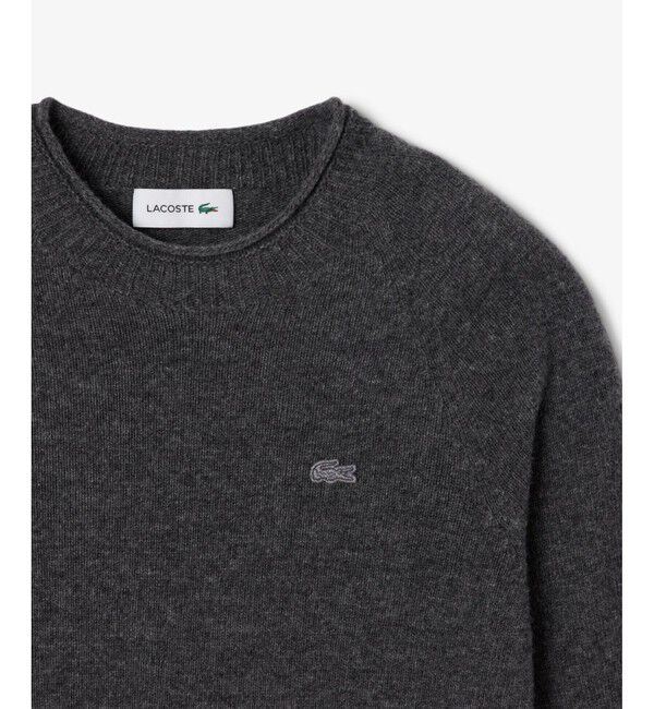 LACOSTE「3Dニッティングシームレス ウールニットセーター」|ニット・セーター|