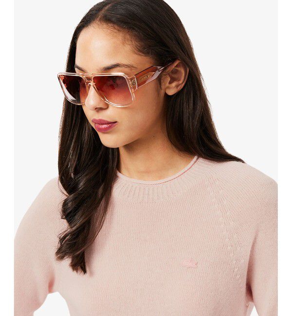 LACOSTE「3Dニッティングシームレス ウールニットセーター」|ニット・セーター|