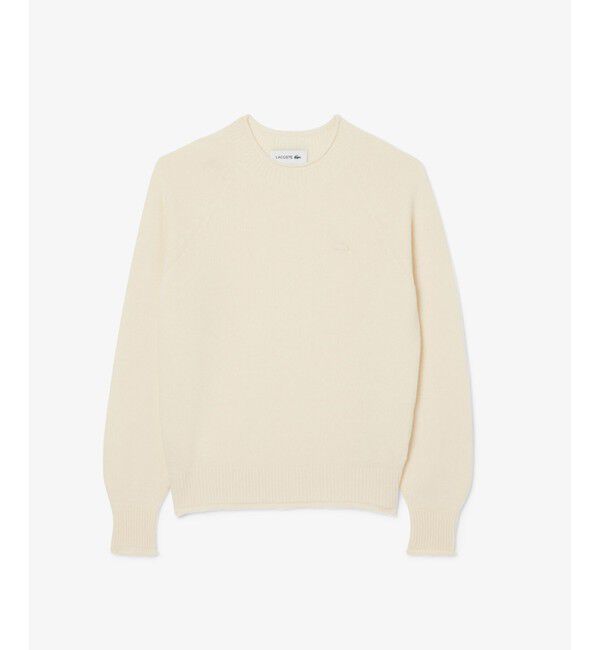 LACOSTE「3Dニッティングシームレス ウールニットセーター」|ニット・セーター|