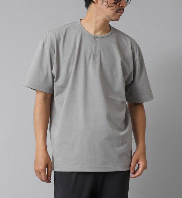 NOLLEY'S goodman「【ACTIVE SECT】《限定展開》UVカット ヘンリーネックTシャツ 25SS」|Tシャツ・カットソー|