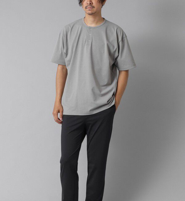 NOLLEY'S goodman「【ACTIVE SECT】《限定展開》UVカット ヘンリーネックTシャツ 25SS」|Tシャツ・カットソー|