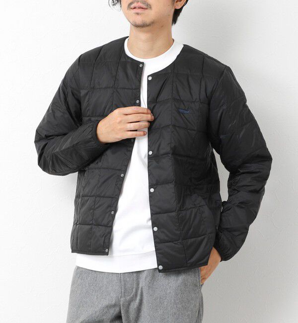 NOLLEY'S goodman「【TAION/タイオン】別注クジラ刺繍CREW NECK BUTTON DOWN JACKET」|ダウン|