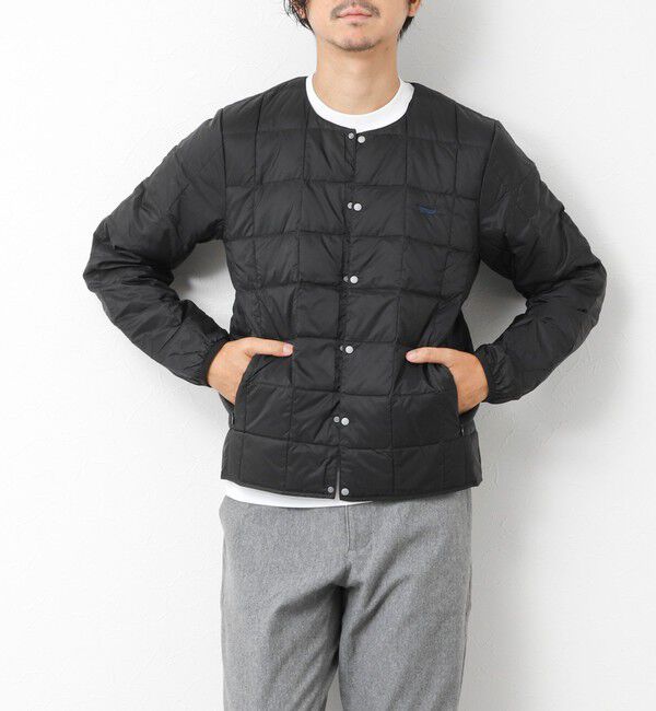 NOLLEY'S goodman「【TAION/タイオン】別注クジラ刺繍CREW NECK BUTTON DOWN JACKET」|ダウン|