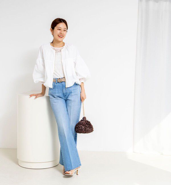 Rie Miller「【RM denim】センタープレスデニム」|デニム|