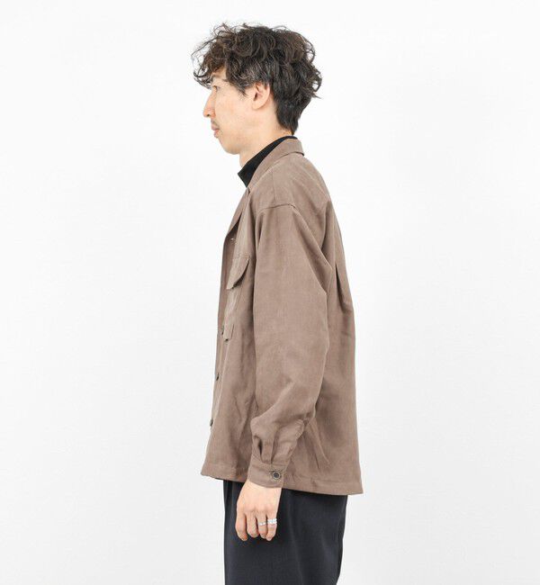 NOLLEY'S goodman「ポリスエード シャツブルゾン 25AW」|ブルゾン・スタジャン|