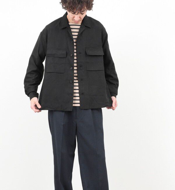 NOLLEY'S goodman「ポリスエード シャツブルゾン 25AW」|ブルゾン・スタジャン|