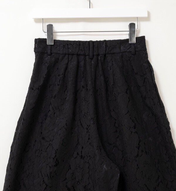 NOLLEY'S「クロップドワイドレースパンツ」|キュロット|