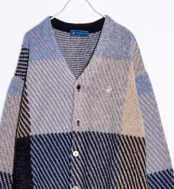 GLOSTER「【実績品番/UNISEX/別注柄あり】【BHPC】モヘヤタッチニットカーディガン」|カーディガン|