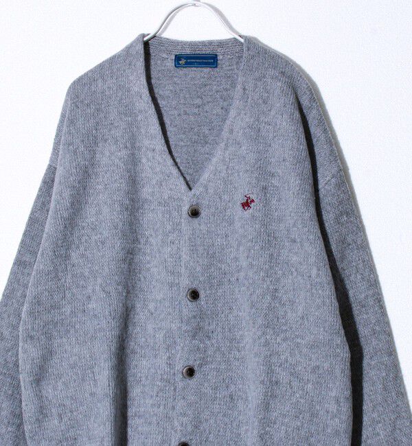 GLOSTER「【実績品番/UNISEX/別注柄あり】【BHPC】モヘヤタッチニットカーディガン」|カーディガン|